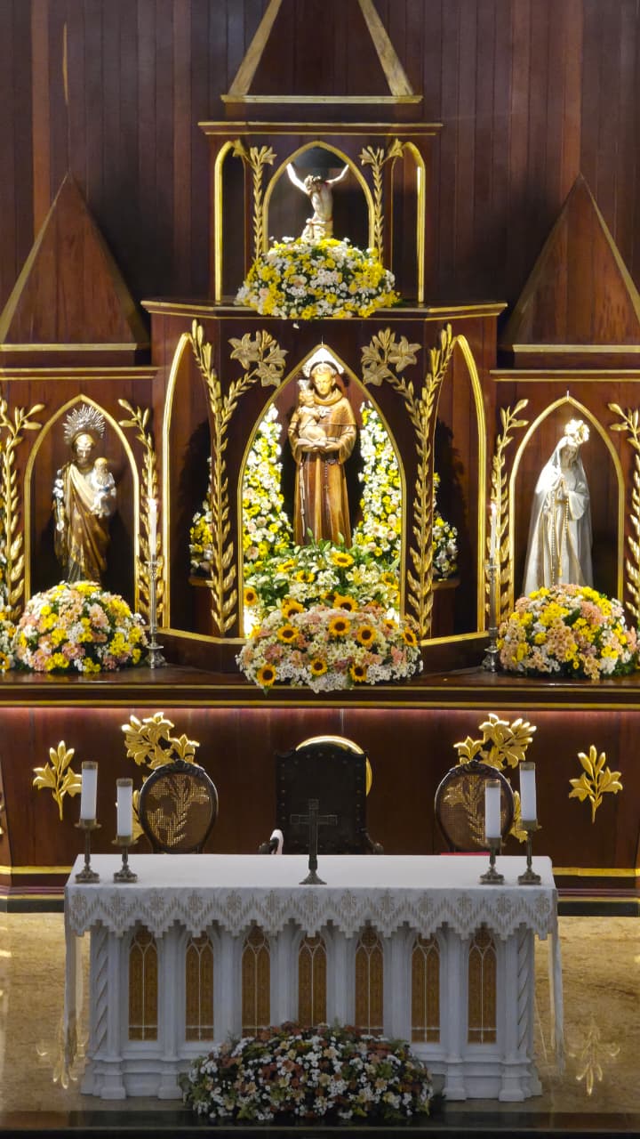 Interior da Igreja Matriz de Santo Antônio